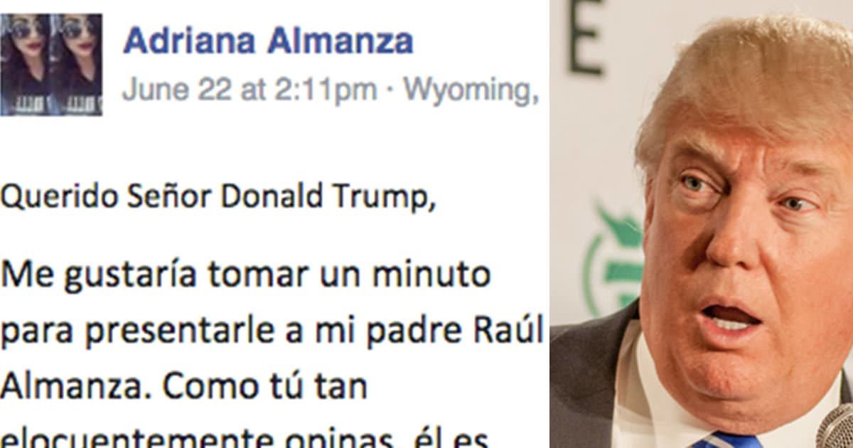 Su brillante respuesta a Donald Trump se vuelve viral 