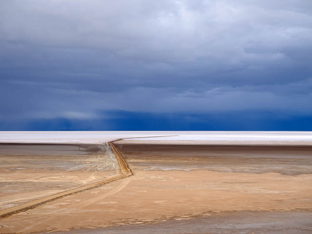 carretera por el Salar de Uyuni, Bolivia