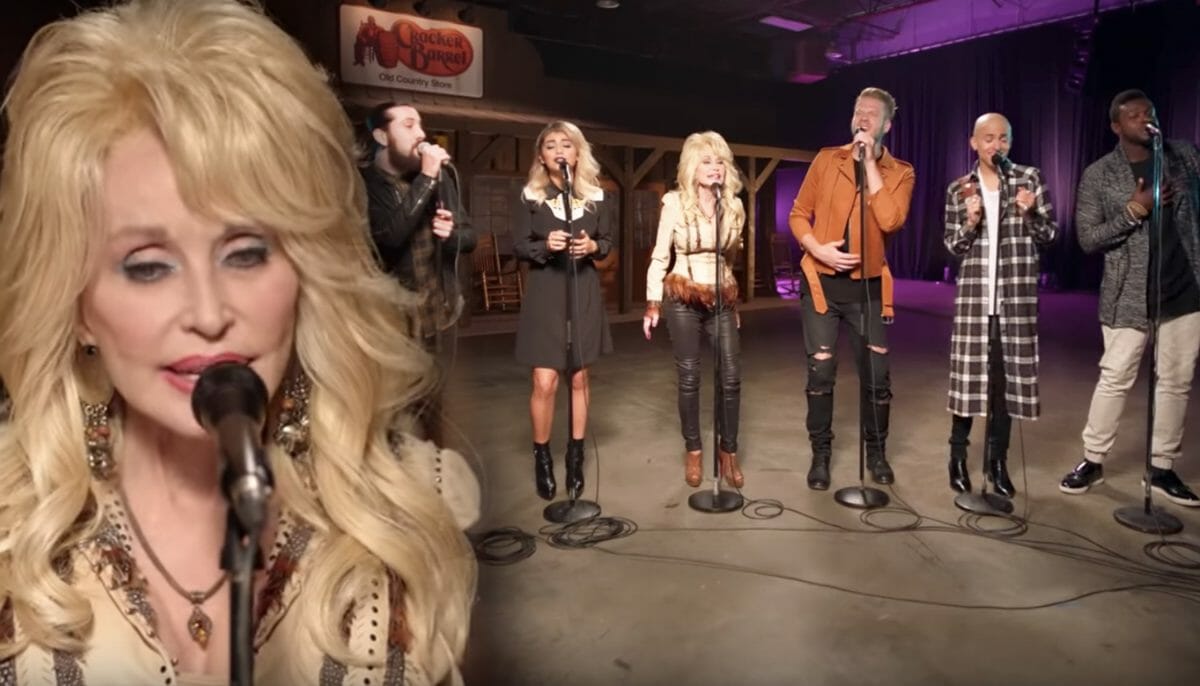 A capella group joins Dolly Parton now watch their amazing cover of