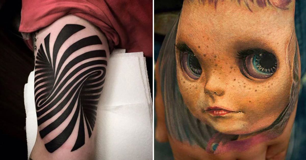 27 Crazy 3D Tattoos That Will Totally Baffle Your Brain. Incredible.