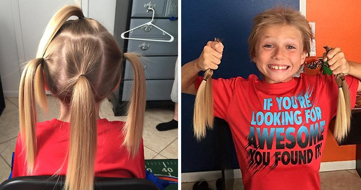 Christian Was Bullied For 2 Years While Growing Hair To Make Wigs For Kids  With Cancer.