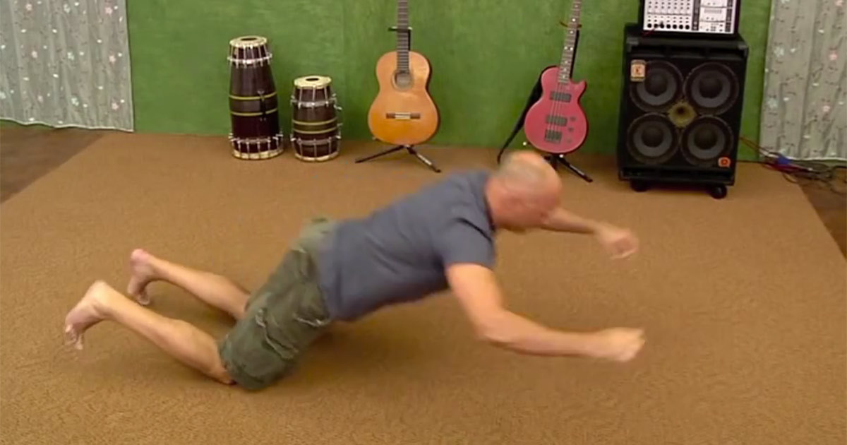 He Throws Himself Hard On The Floor. The Reason Is Genius And Can Save