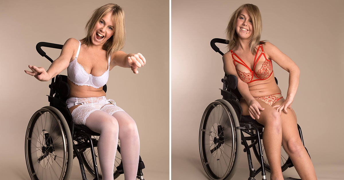 Wheelchair user Moha crushes all stereotypes - becomes lingerie model.