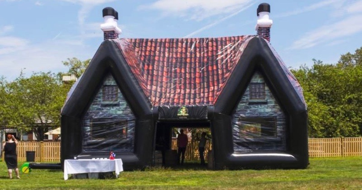 This inflatable pub makes the dream of owning your own Irish bar a reality