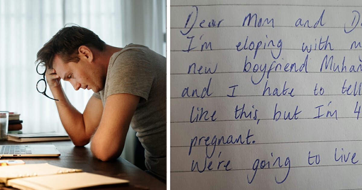 Dad Finds Goodbye Letter From Teenage Daughter Last Line Stuns Him
