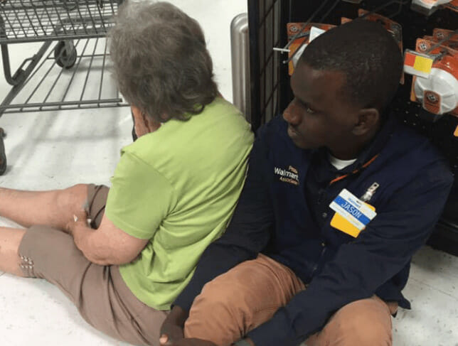 Young Walmart employee melts hearts across America with selfless act of  kindness for elderly woman