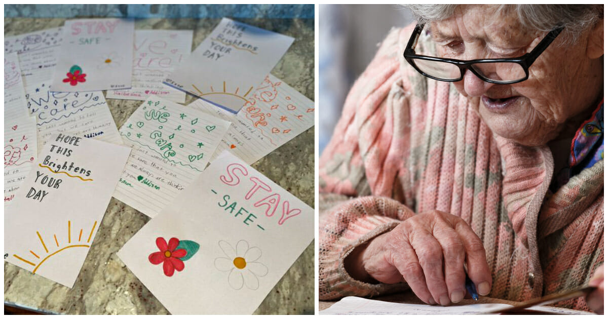 Kids are sending greeting cards to nursing home residents ...