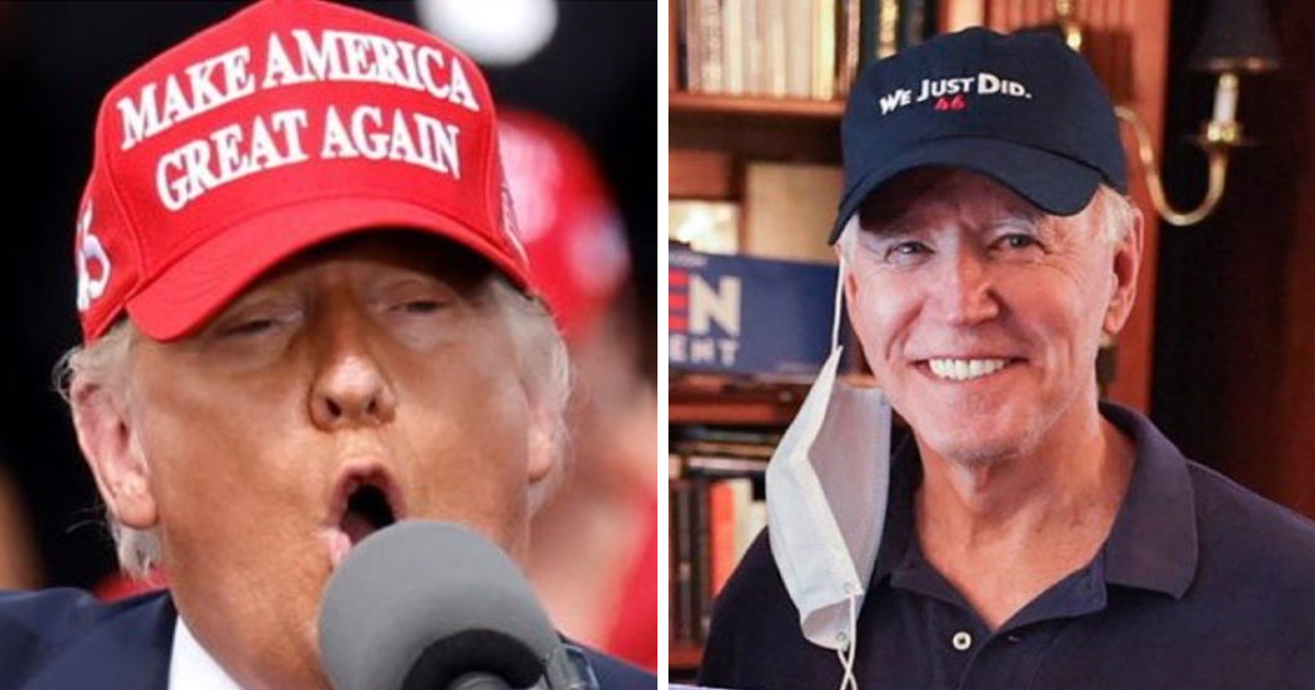 Joe Biden replaces Donald Trump's MAGA slogan with his own hat