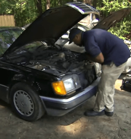 This man spends his free time fixing old cars – and donating them to