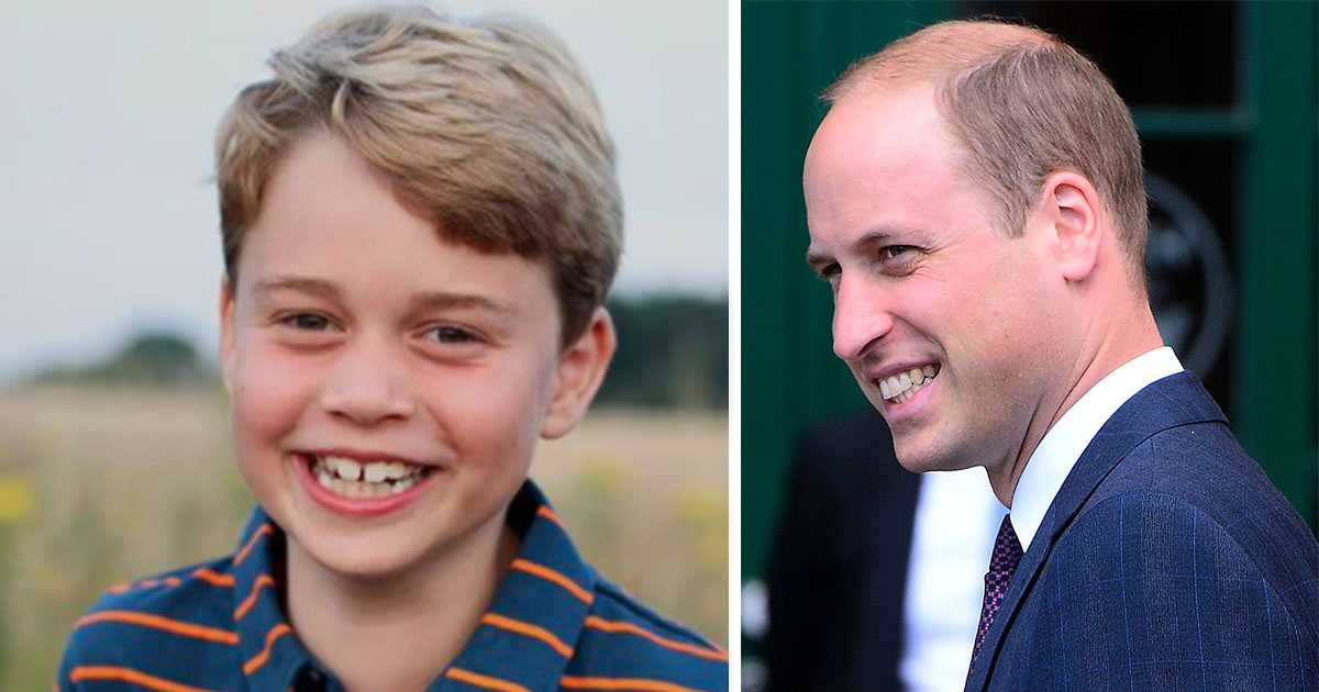 Prince George looks just like Prince William used to in 8th birthday photo