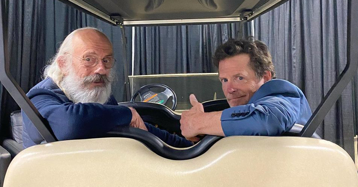 Michael J. Fox reunites with his 'Back to the Future' costar