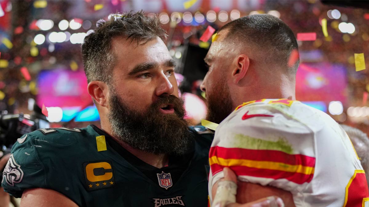 Jason Kelce reveals what he said to younger brother Travis after Kansas