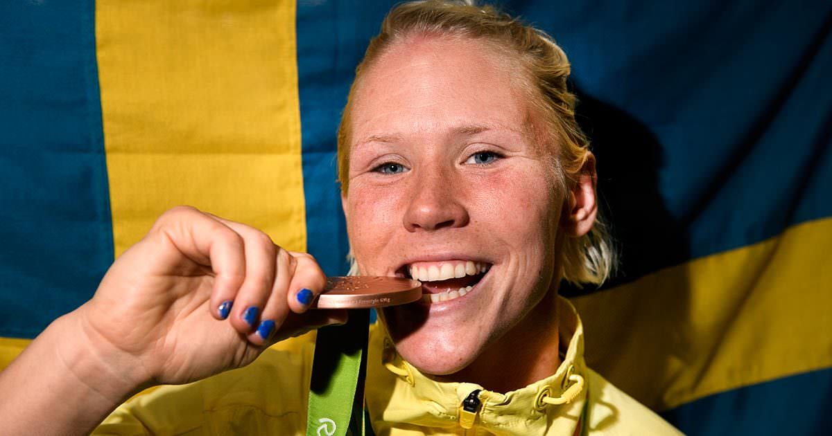 Jenny Fransson tog historisk OSmedalj ”Känns jättehäftigt”