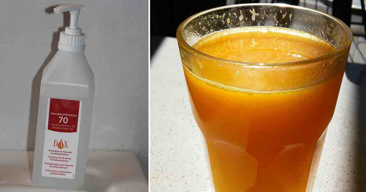 Vad Hander Om Man Dricker Handsprit