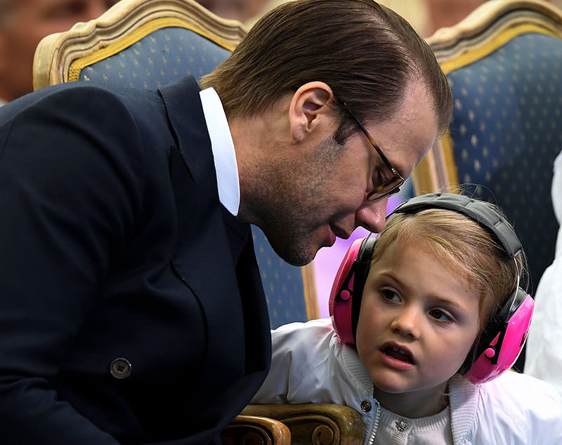 Prins Daniel och prinsessan Estelle
