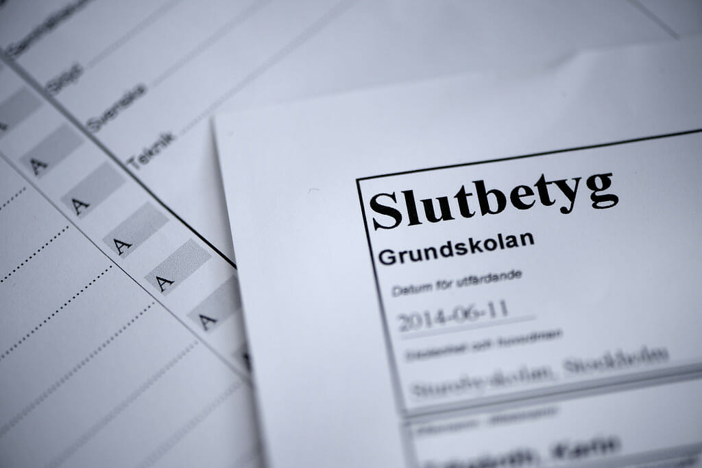 Betyg i skolan