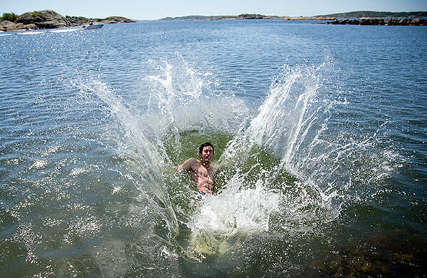 bad, sommar