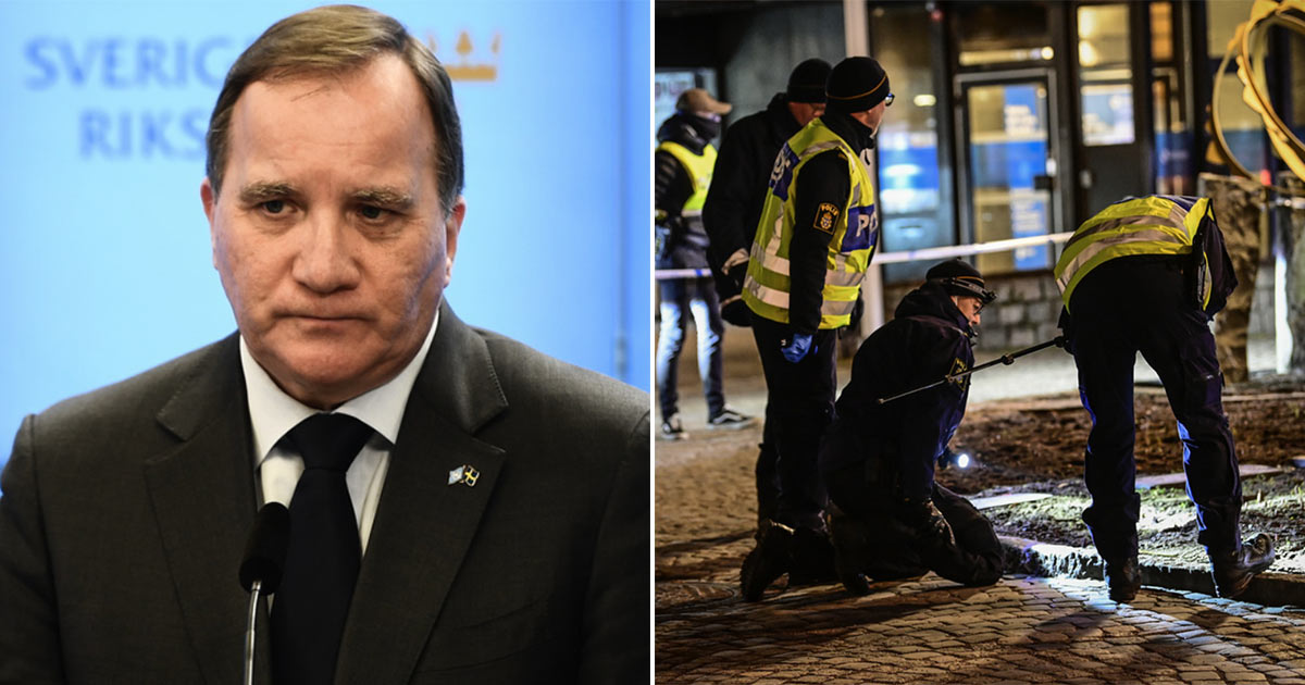 Stefan Löfvens ord om misstänkta terrordådet i Vetlanda: "Fördömer det fruktansvärda våldet"