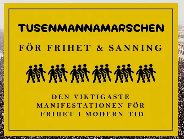 tusenmannamarschen, coronavirus