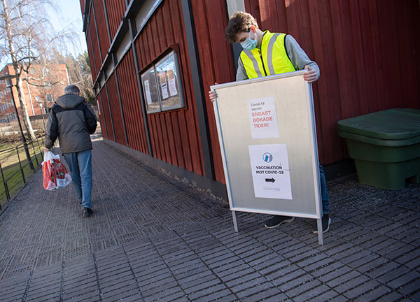 vaccinationskö, vaccinering covid-19