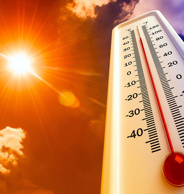 sol, termometer