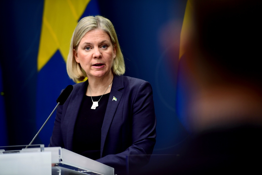 Magdalena Andersson kommenterar Rysslands attack mot Ukraina. 
