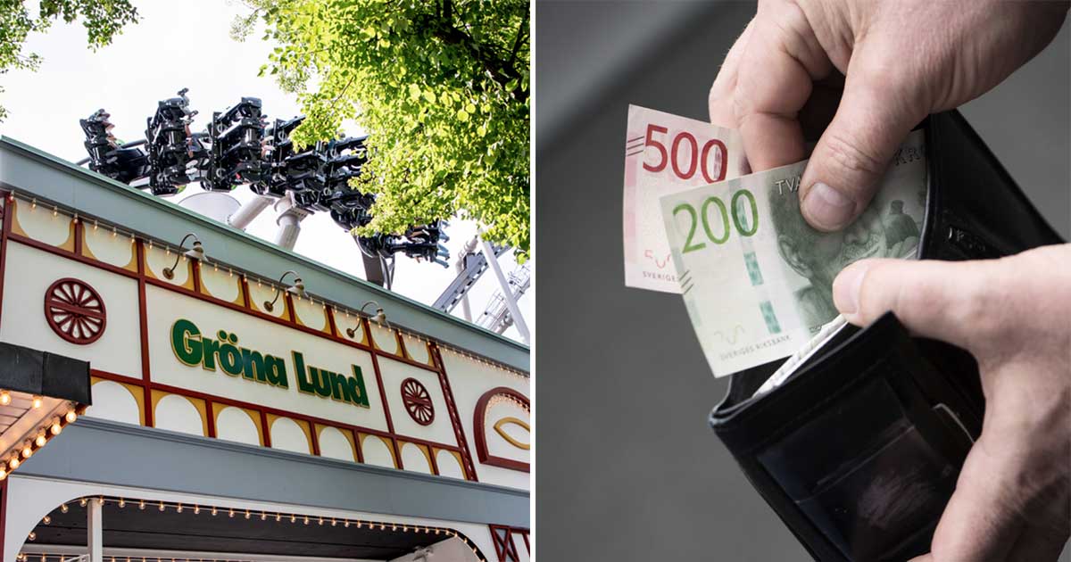 Grona lund/ sedlar