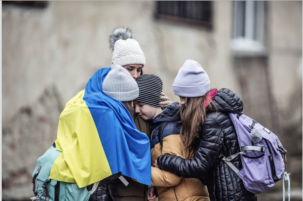 Flyktingar Ukraina