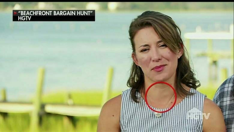 Nicole podczas programu w HGTV