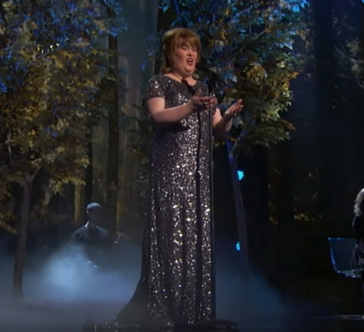 Susan na scenie w AGT