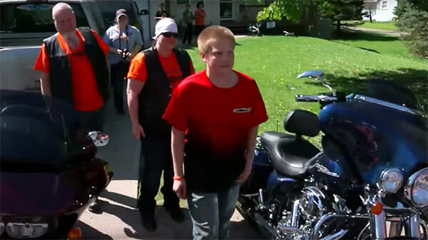 Zane podczas spotkania z motocyklistami