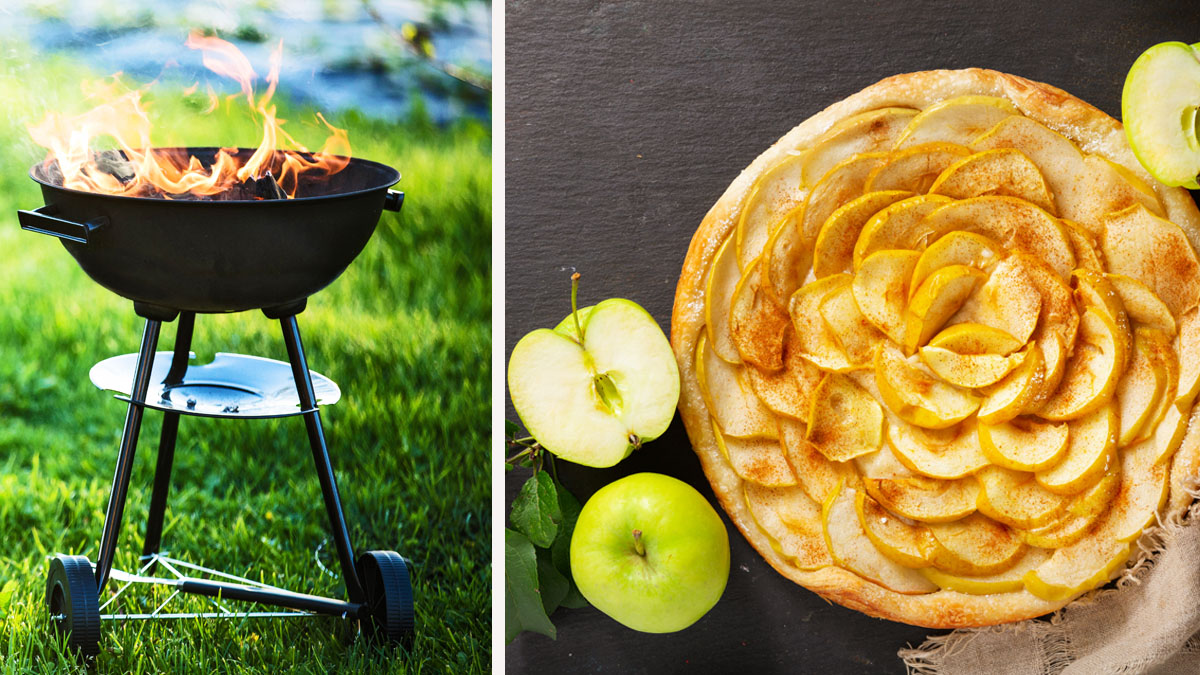 Kesän grillihitti: Näin valmistat omenapiirakan pihagrillissä