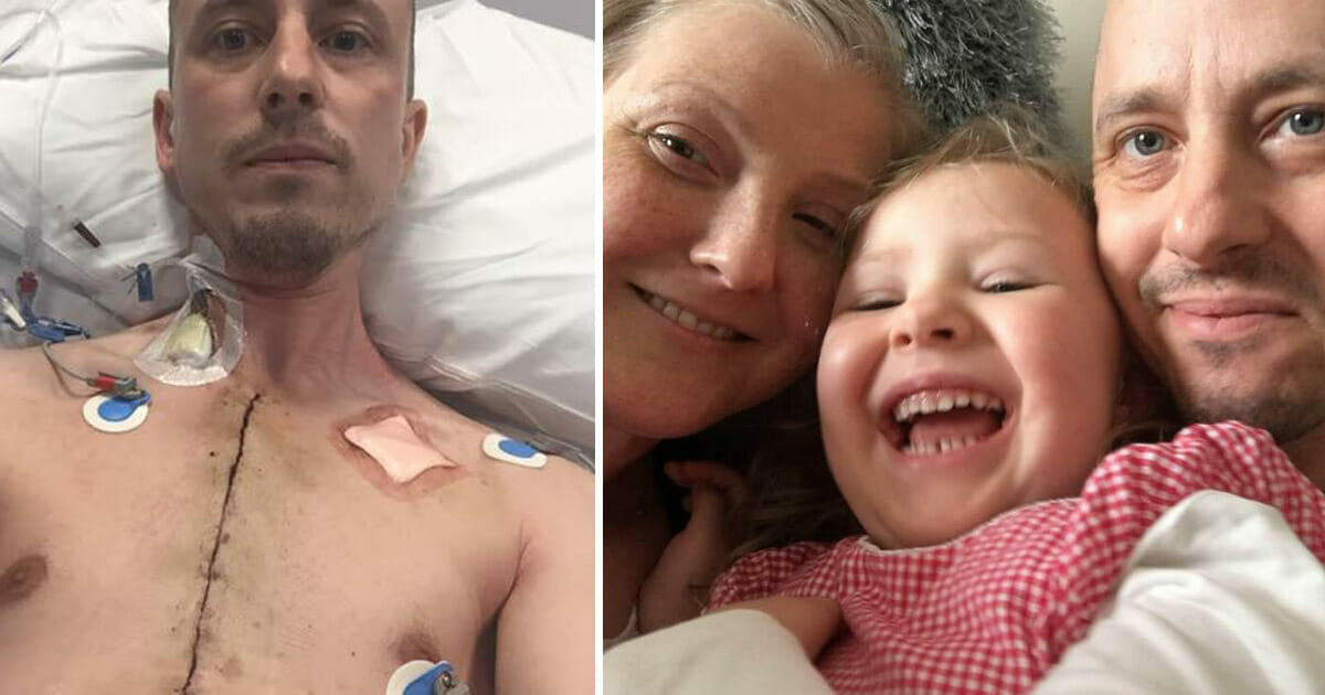 Pappaen Far Nytt Hjerte Og Overlever 48 Timer For Bryllupet Dor Hans Forlovede Av Kreft