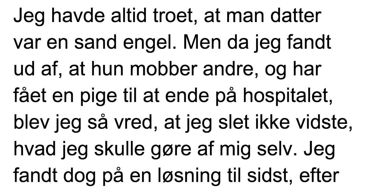 Jeg tror, min datter er en pige