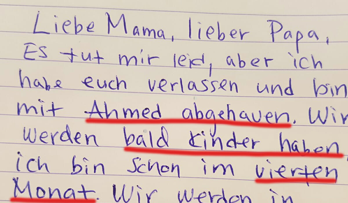 Vater Findet Abschiedsbrief Von 15 Jahriger Tochter Interessantes Detail Verandert Alles