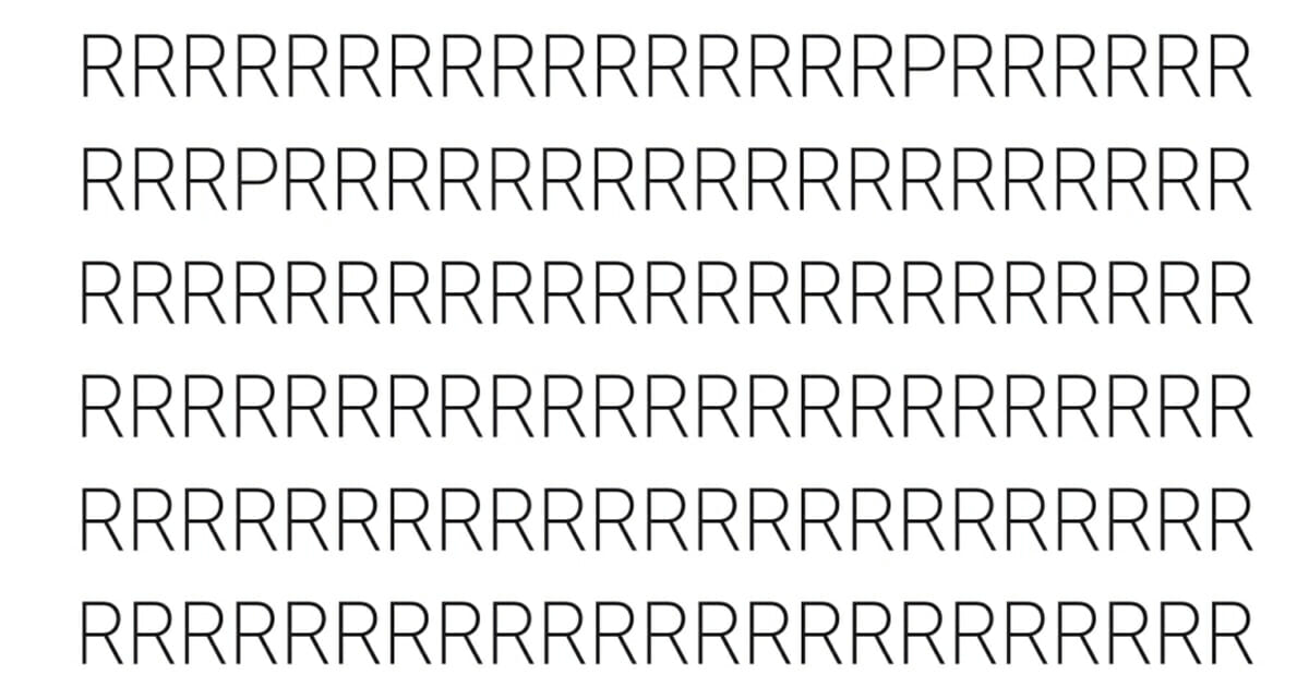 Dieses Rätsel können nur wenige lösen: Findest du den Buchstaben?
