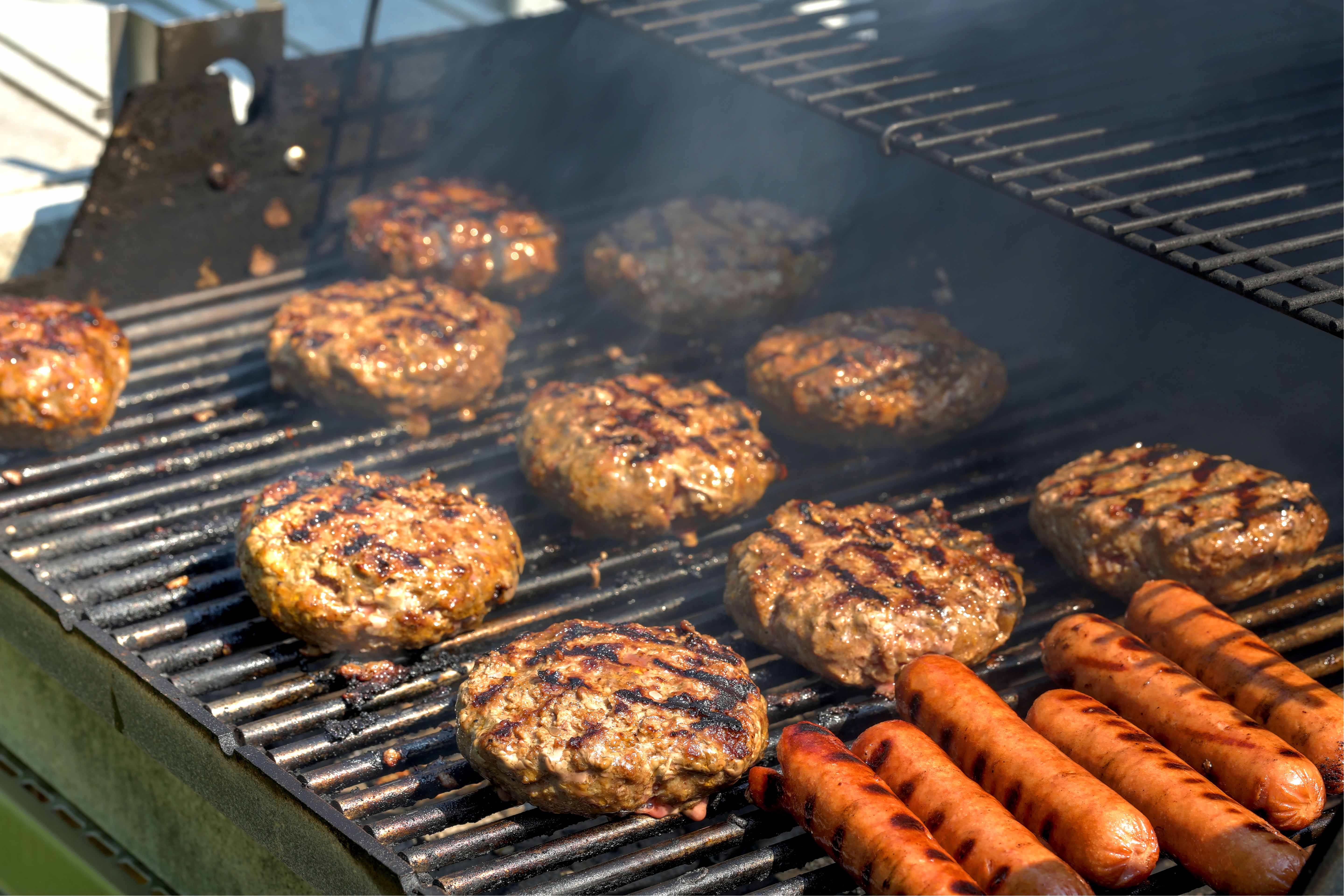 Burger, Grill, Würstchen