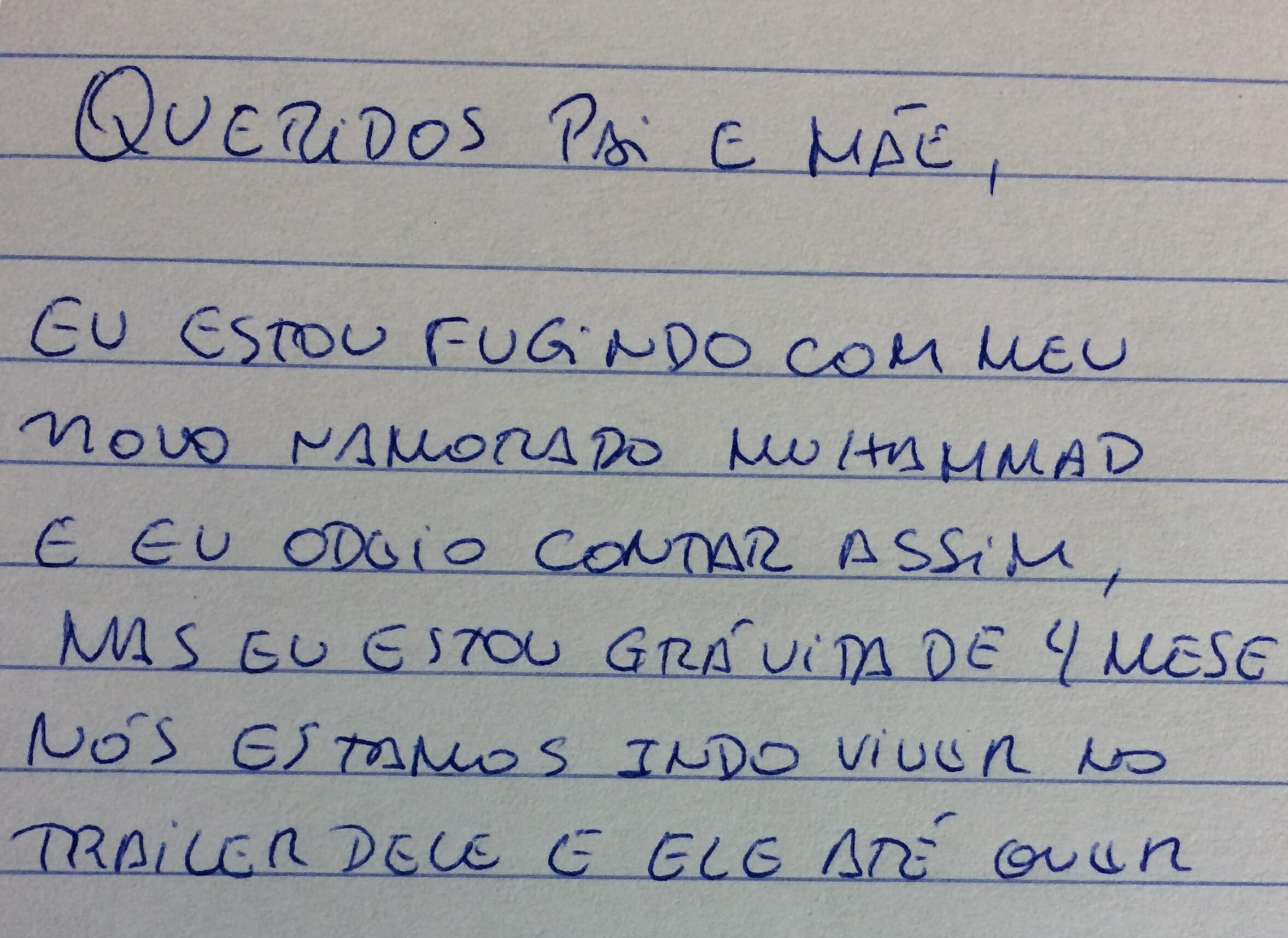 Pai encontra carta de despedida da filha de 16 anos, e 