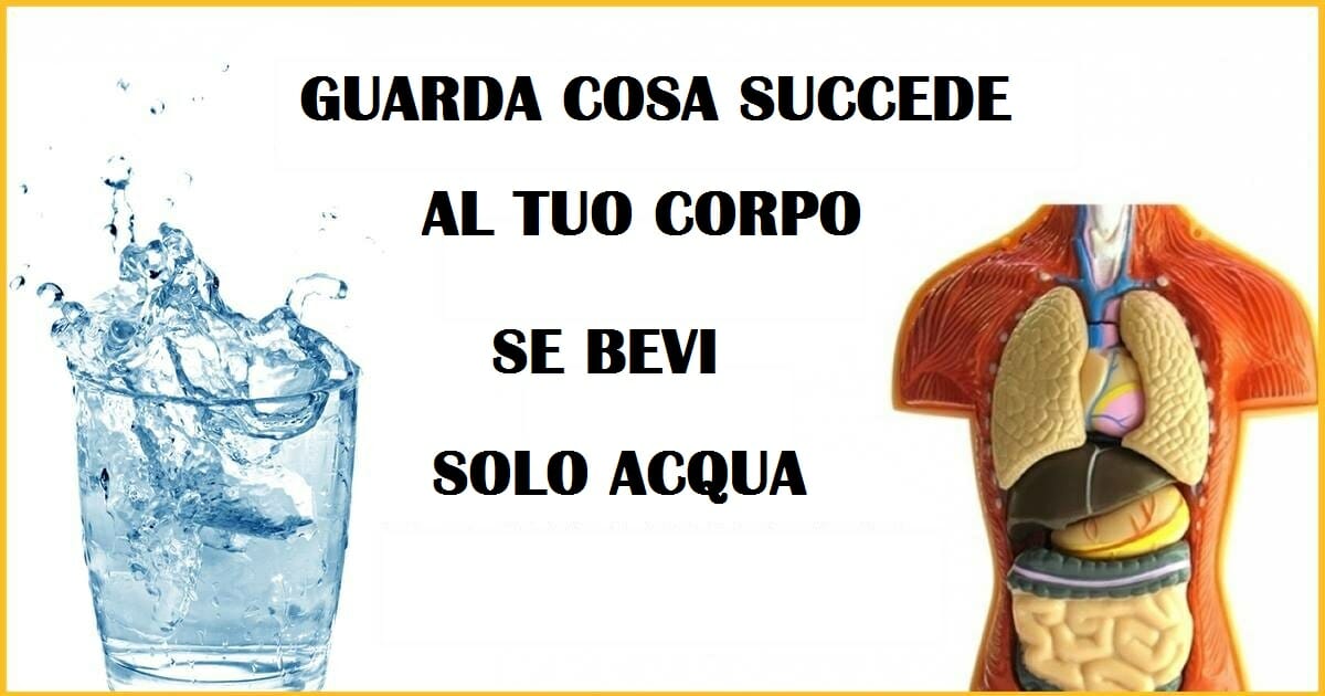 se bevo più acqua mi aiuterà a perdere peso