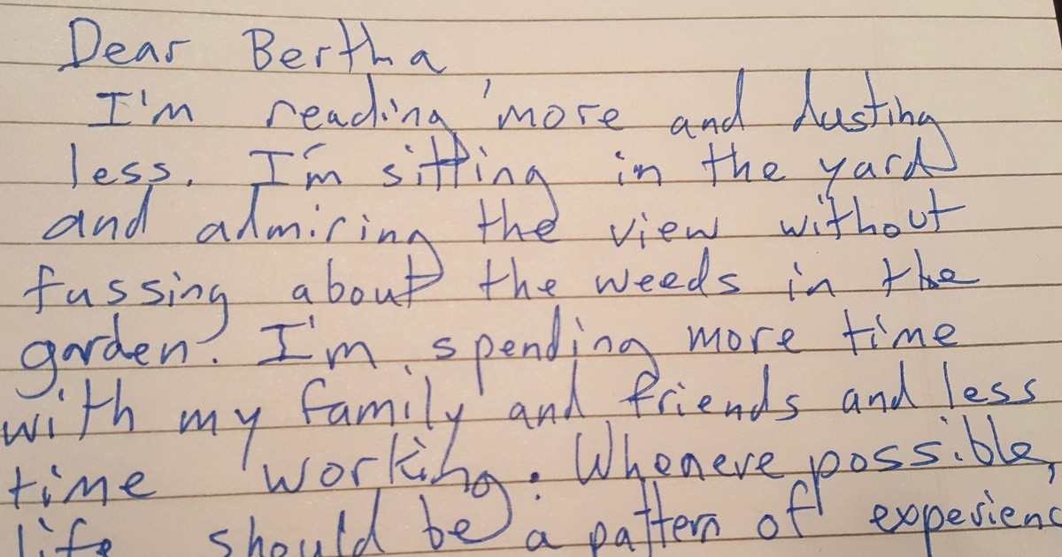 Verwonderend 83-jarige vrouw schrijft brief aan vriendin – de laatste zin laat PU-24