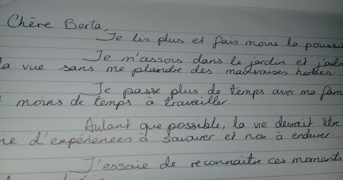 Cette Femme De Ans Ecrit Une Lettre A Son Amie La Derniere Phrase M A Fait Pleurer Tout Le Monde Devrait Lire Ceci